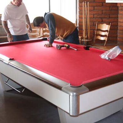 9 ft. 3-Section Pool Table With Quite Ball Returns